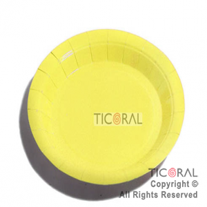 PLATO SOLID HS447-7 18CM AMARILLO x 8